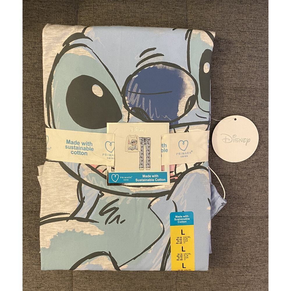 Disney Stitch 2-Piece Pajama Set - Large - NWT